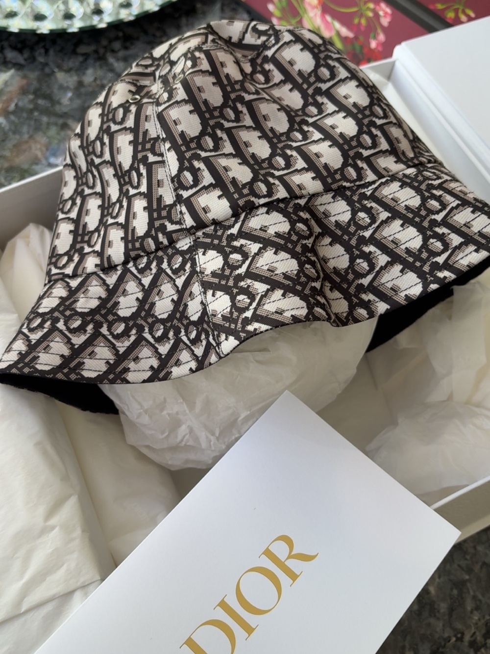 Dior Monogram Reversible Bucket Hat